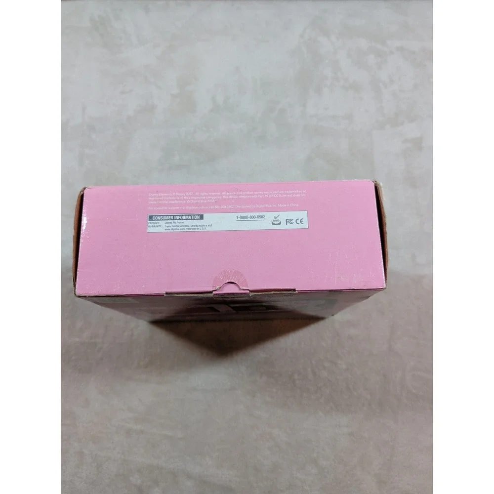 Disney‎ Hannah Montana Pix Frame 7in Digital Photo Frame 128MB SD Slot Pink